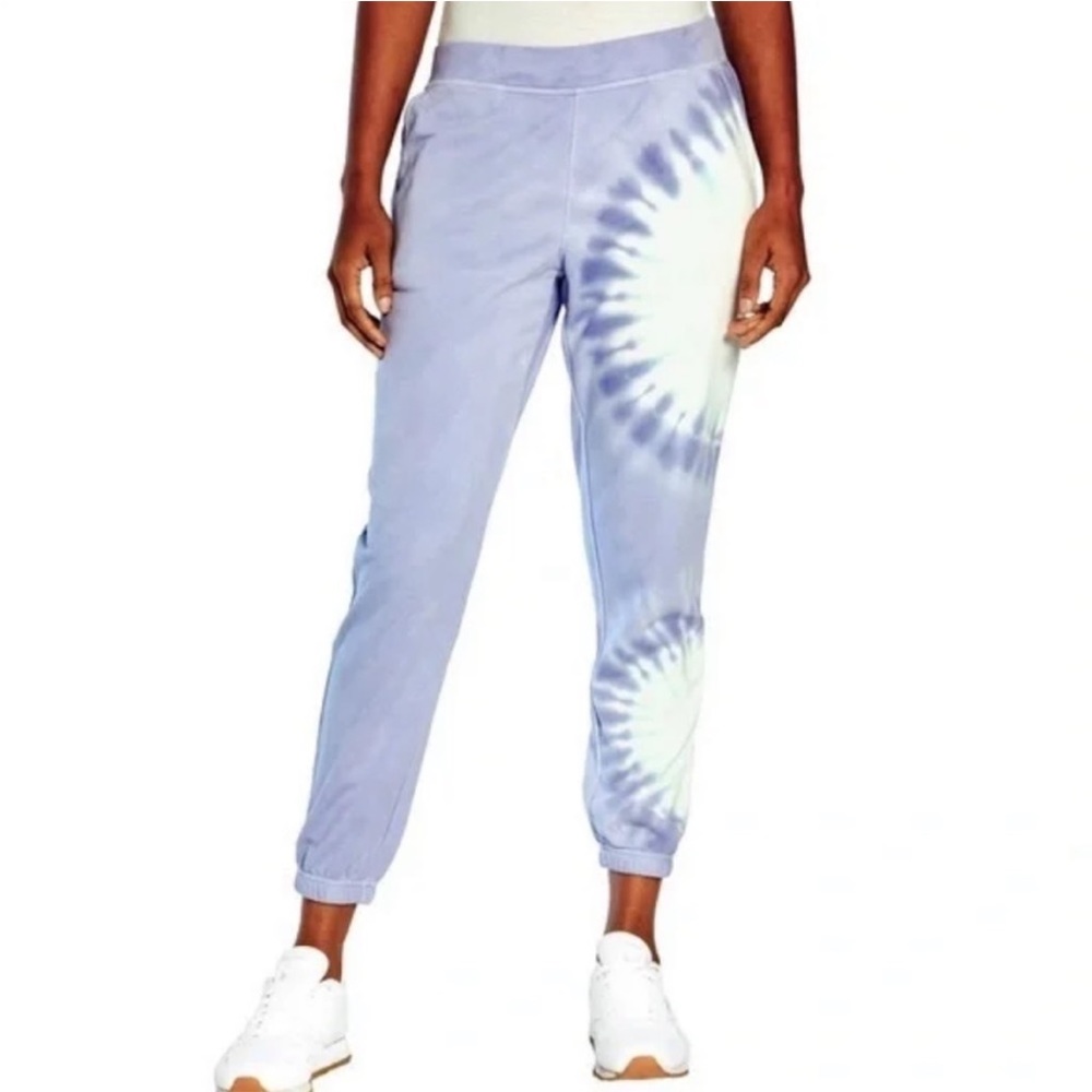 Tie-Dye Light Purple Jogger Pants